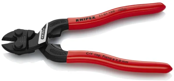 Knipex KNIPEX CoBolt® S Compact bolt cutter black atramentised, coated with plastic 160 mm