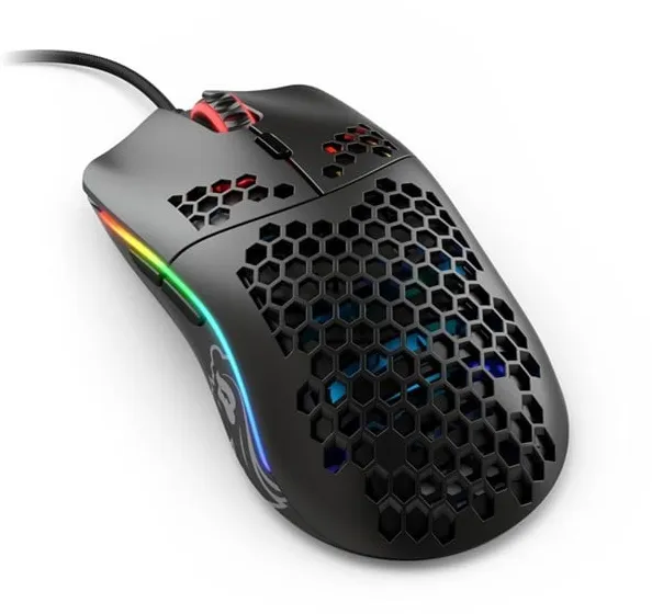 Glorious Model O- (Small) - Matte Black - Gaming Mouse - Optical - 6 buttons - Black with RGB light